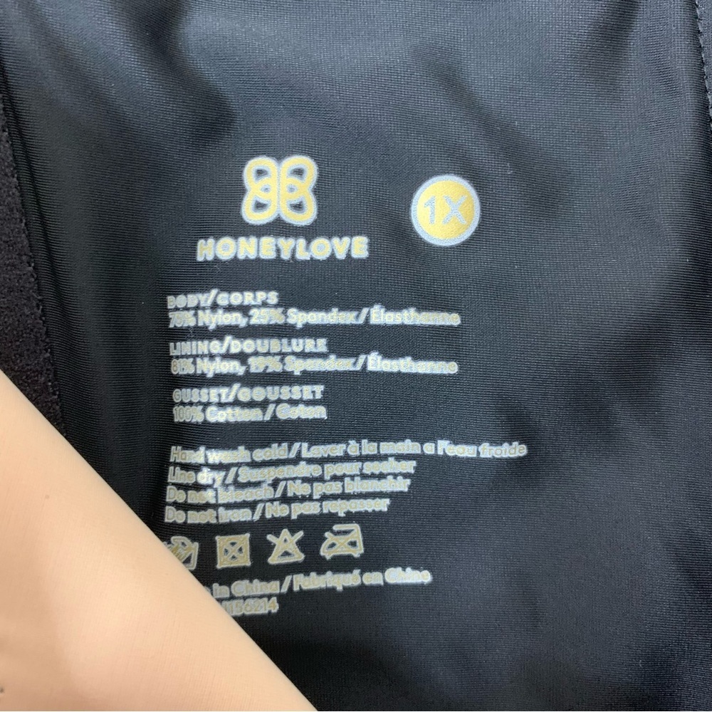 Honeylove womens black super power shorts 1X NWT - Picture 4 of 6